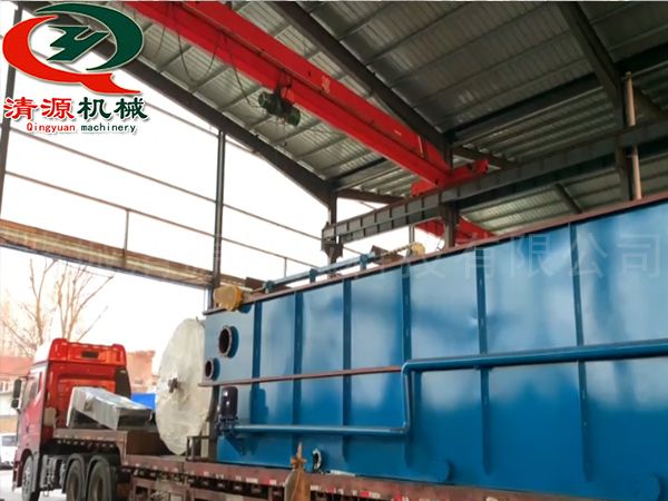 發往河南安陽食品廠生產線食品污水處理設備全套設備